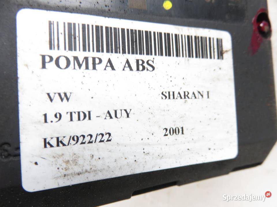 POMPA ABS VW SHARAN I 7M3614111H 1J0907379P