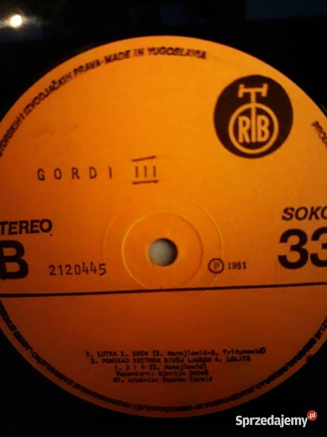 Archiwum jugosłowiańskiego hard rocka GORDI Płyty i kasety Rzeszów