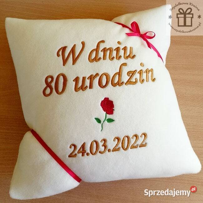 Prezent okrągłe 80 URODZINY osiemdziesiątkę