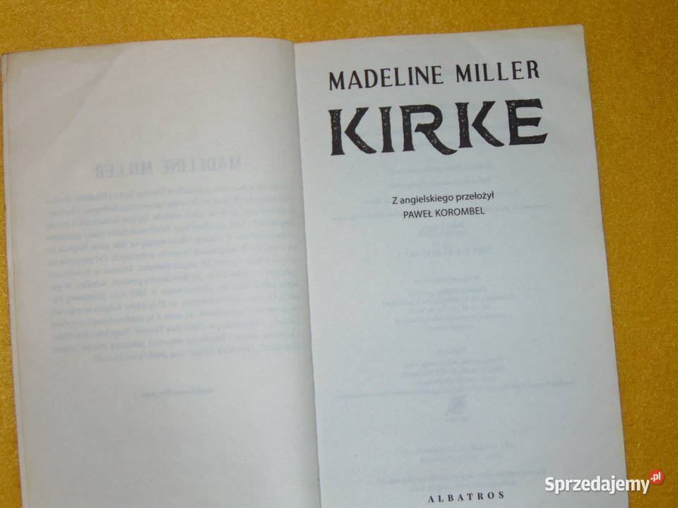 Kirke Daj jej się oczarować Madeline Miller Lublin