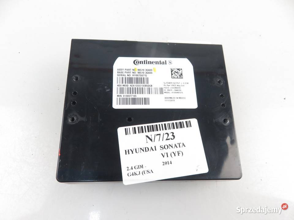 MODUŁ HYUNDAI SONATA VI 24 GDI 965103Q600