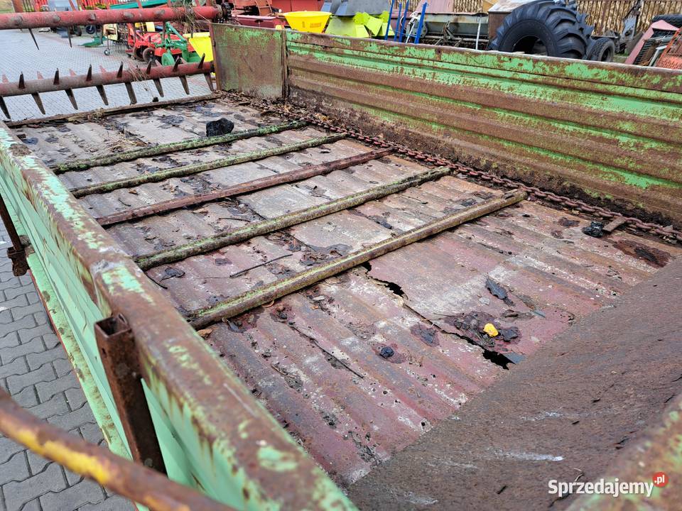 Rozrzutnik obornika jednosiowy 35 t fabryczny Proszowice