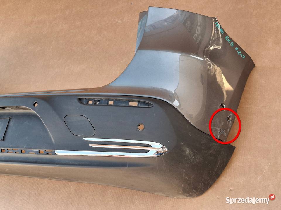 MERCEDES GLB GLA W247 ZDERZAK TYŁ TYLNY DOKŁADKA osobowe Bieleń