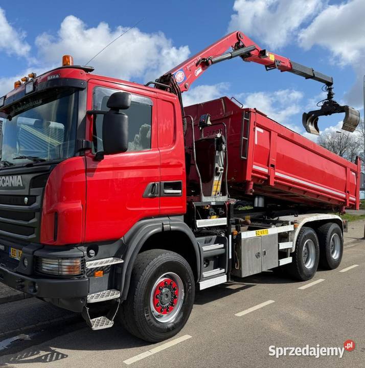 Scania wywrpoka 6x6 z dzwigiem Warszawa
