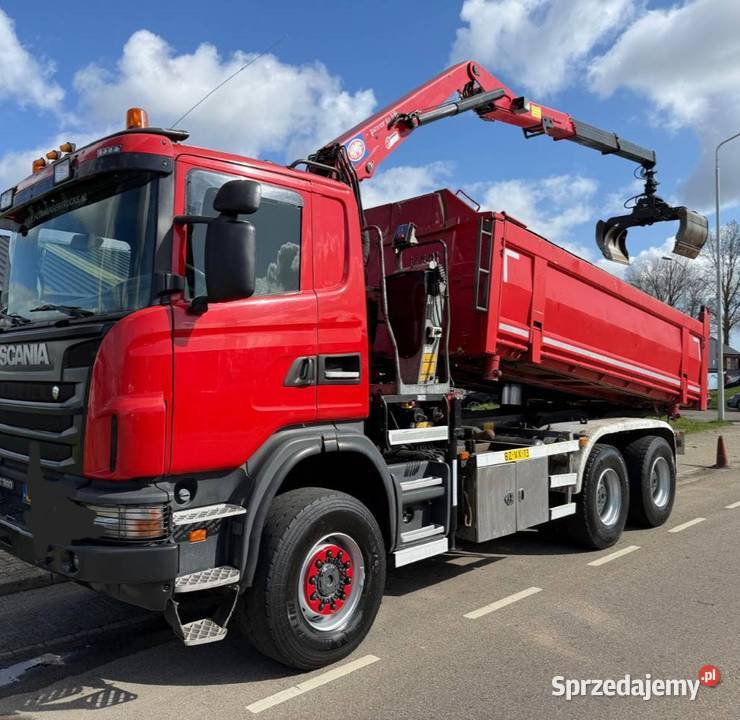 Wywrotka 6x6 bordmatic Z dzwig terz leasing 12208cm3 Warszawa sprzedam