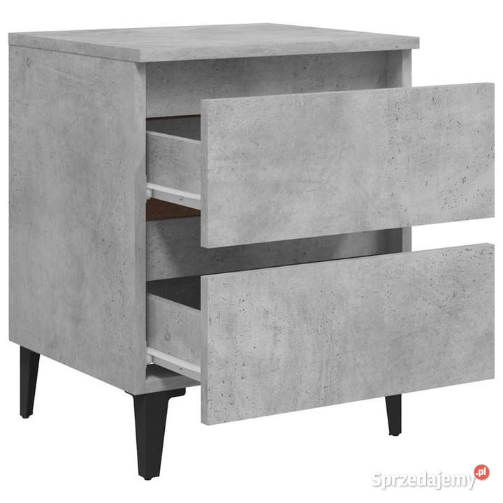 Szafka nocna szarość betonu 40x35x50 WM805877 Warszawa