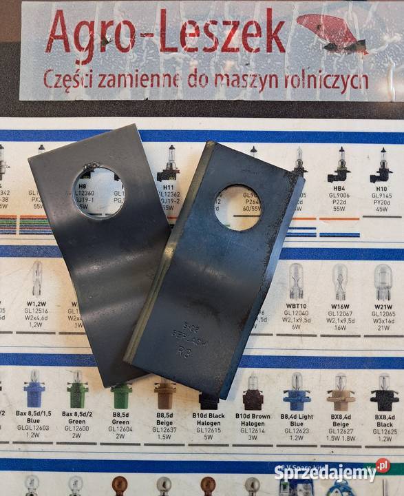 Nożyk do kosiarki czeskiej 105x48x4 fi21 Gerlach Bielsk Podlaski
