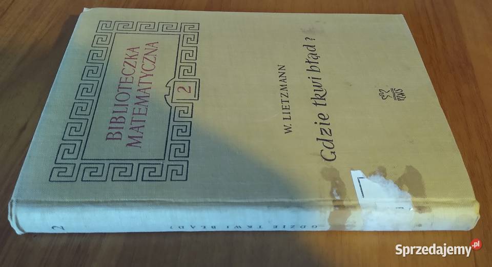 Gdzie tkwi błąd sofizmaty matematyczne i sygnały Gdańsk sprzedam