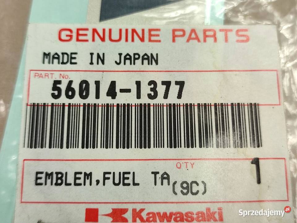 NAKLEJKA EMBLEMAT NA BAK LEWA STR KAWASAKI ZR7 lubelskie