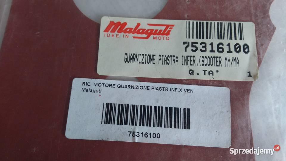 Uszczelka Płyty Dolnej Malaguti F12 Phantom LC Bielsk Podlaski
