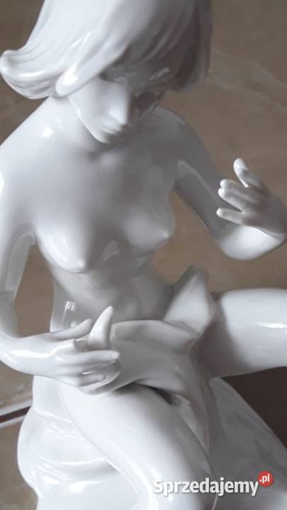 AKT porcelanowa figurka Wallendorf Kurt Steiner Porcelana i szkło Janów Lubelski