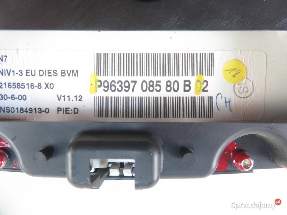 LICZNIK CITROEN XSARA 20 HDi 9639708580B