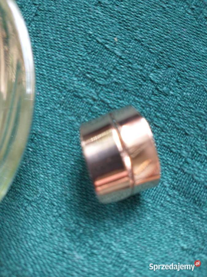 Pierścionek obrączka miedź rękodzieło Łódź