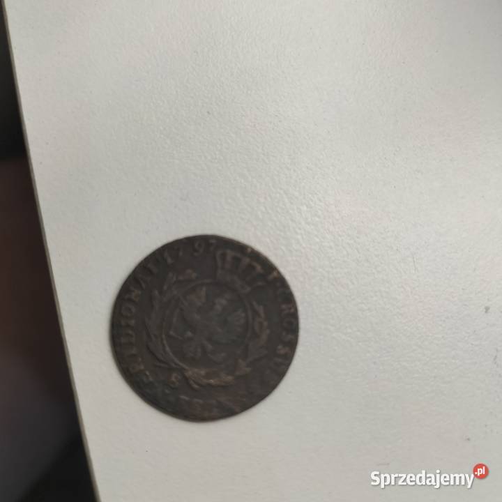 grosz trojak z 1797 roku B wybity w Prusach Kolekcje