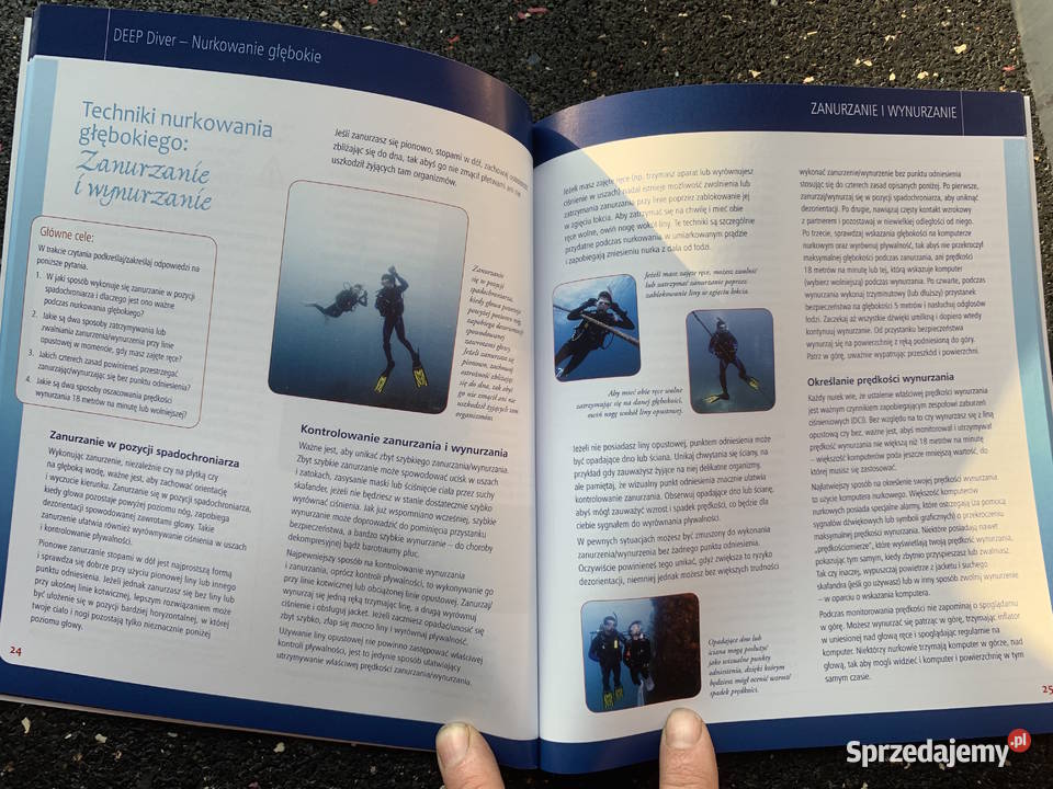 Nurkowa Książka Podręcznik Nurkowanie głębokie sprzedam