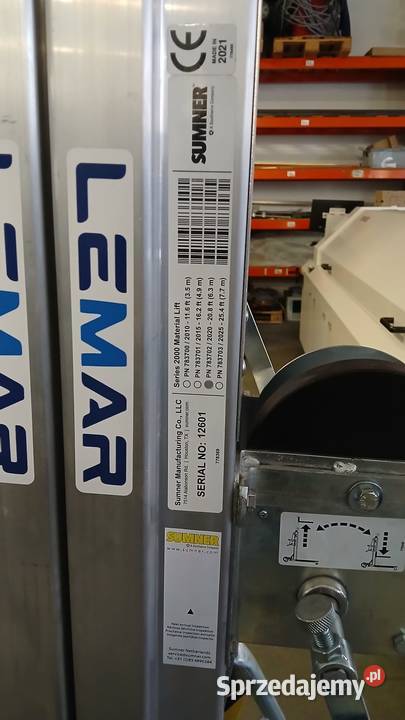 Podnośnik towarowy 2020 produkcji 2020 wyprzedaż Kobylniki