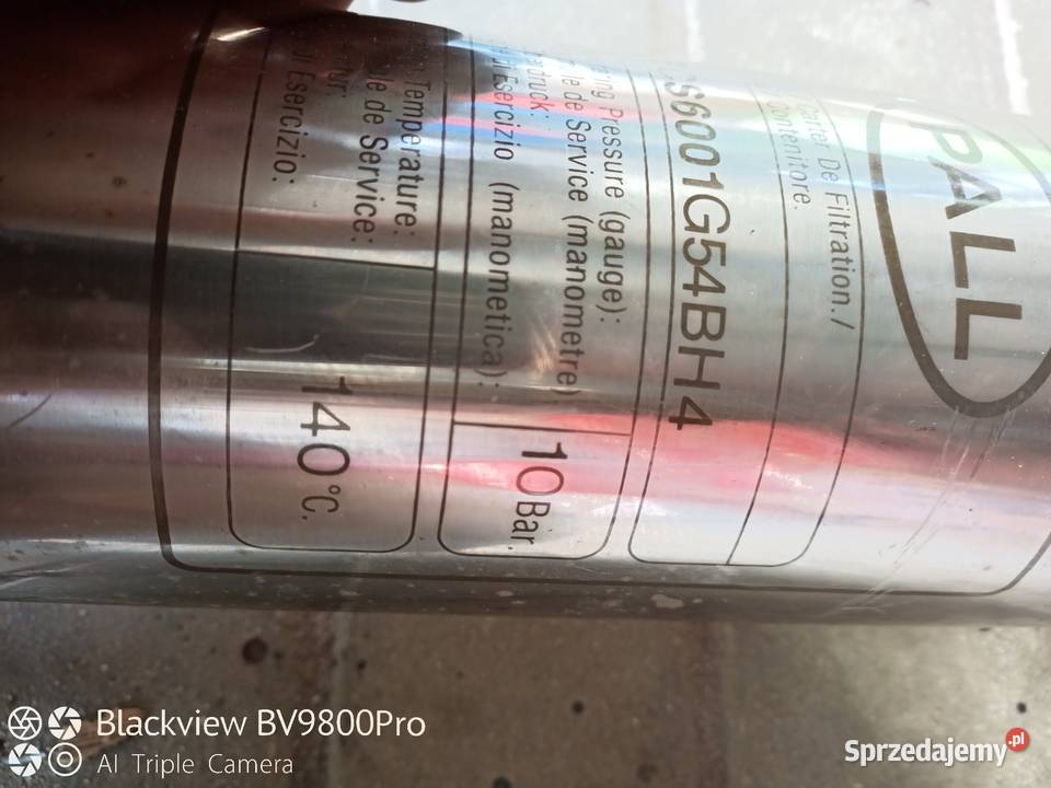 Filtr ciśnieniowy do pary chemii wody Zezulin Pierwszy