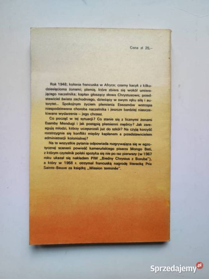 Mongo Beti Maria Skibniewska król cudem ocalony Rok wydania 1975 Pozostałe Kielce