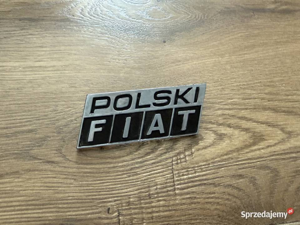 Emblemat przód Polski Fiat 126p Sosnowiec