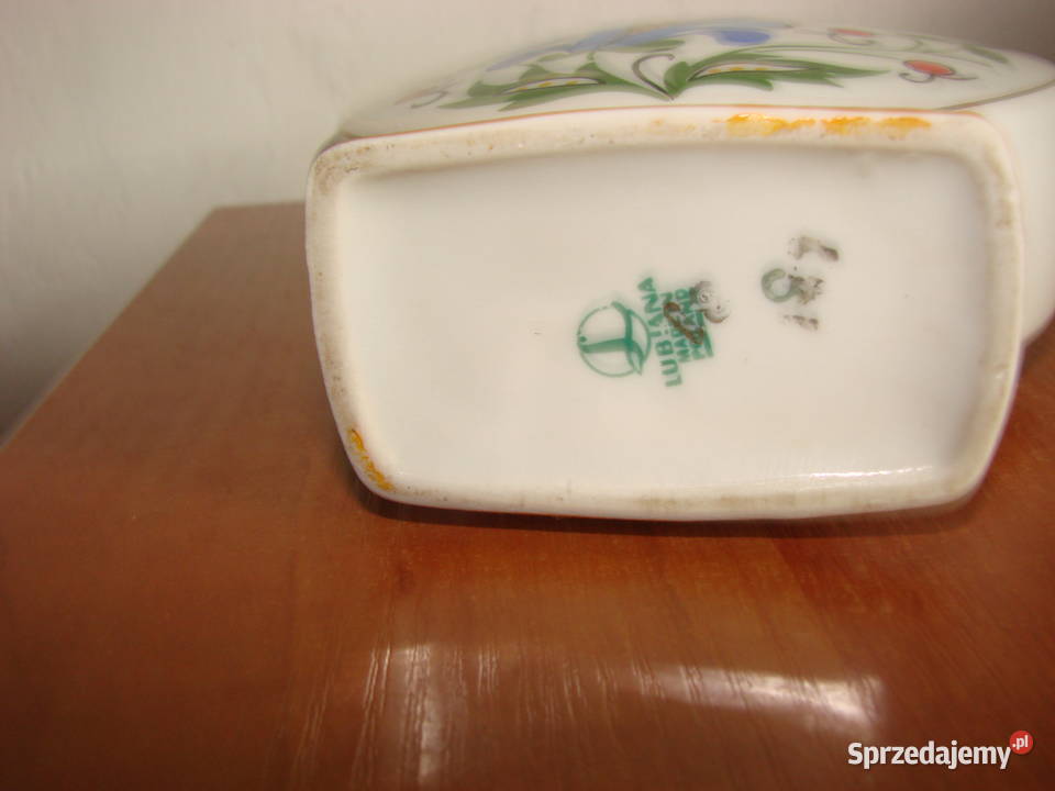 Lubiana wzór kaszubski wazonik PRL Pruszcz Gdański sprzedam