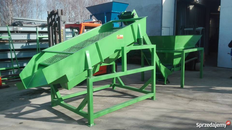 Przesiewacz elektrowibracyjny z koszem Radomsko sprzedam