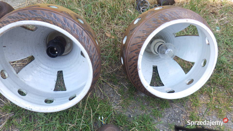 Zabytkowa Lampa Lampy Ceramiczne Podwieszane 5 Dębica