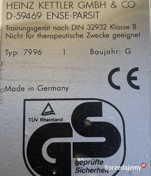 Rower stacjonarny Kettler Stratos solidny kujawsko-pomorskie Toruń