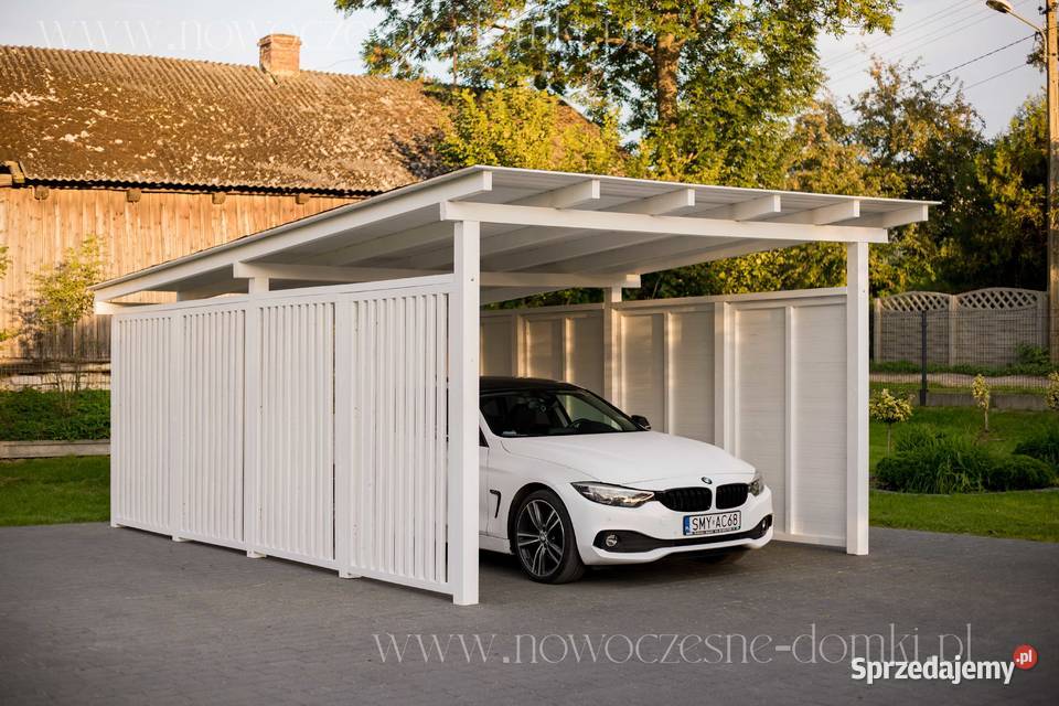 Wiata samochodowa drewniana Verona 4x6 Producent dolnośląskie Wrocław