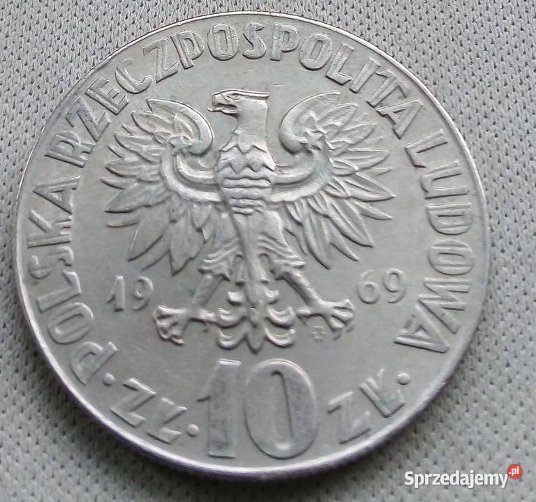 POLSKA10 1969 rCuNi MIKOŁAJ KOPERNIK Legionowo