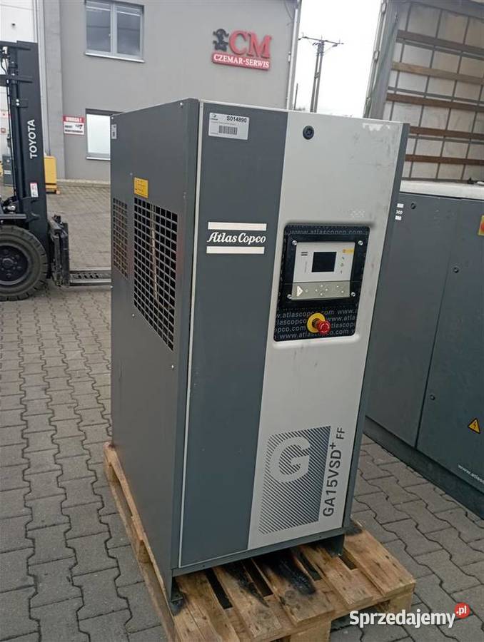 Sprężarka śrubowa Atlas copco Ga 15vsdff plus,15KW,S014890