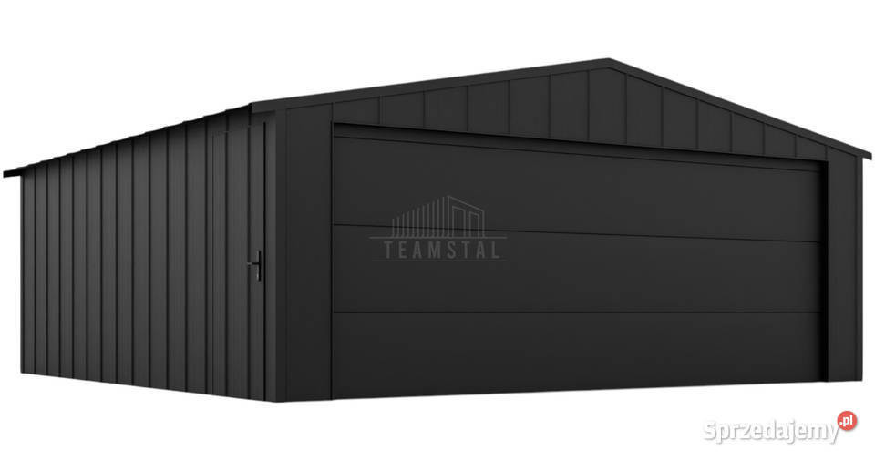 Garaż blaszany 6x5m brama segmentowa drzwi Chodzież sprzedam