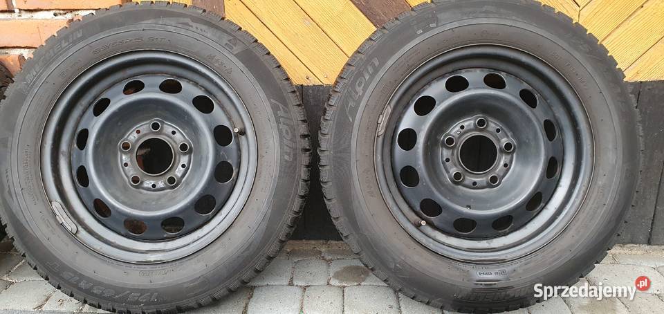 Koła stalowe 4 z oponami zimowymi Michelin Alpin Samochodowe