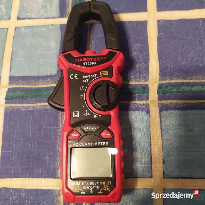 Miernik cęgowy cyfrowy HABOTEST HT206A