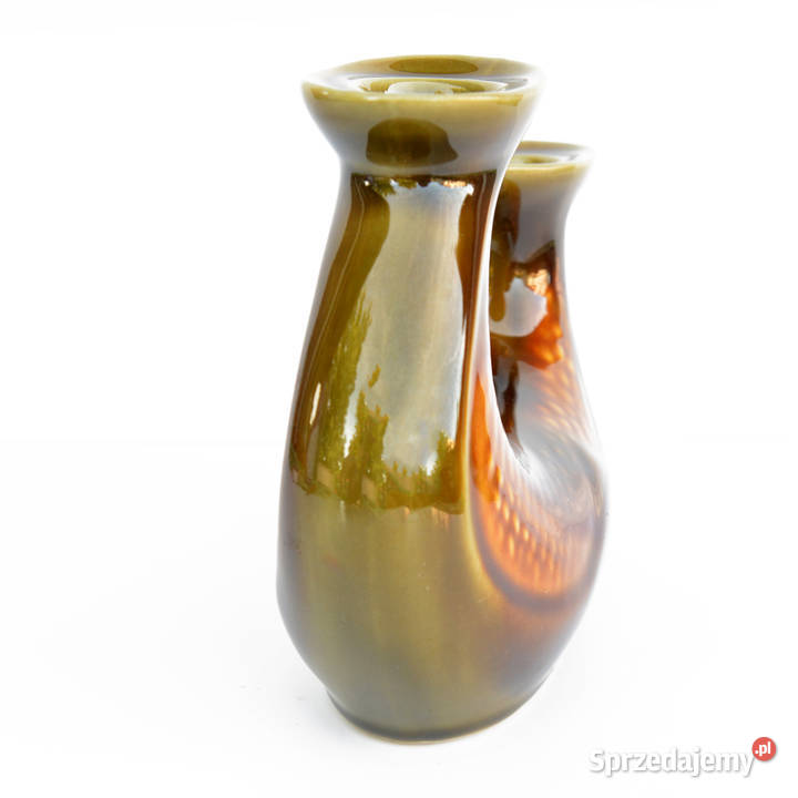 Ceramiczny świecznik Ditmar Urbach wielokolorowy Warszawa