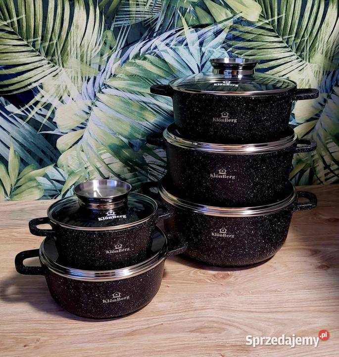 Garnki marmur 5 łódzkie Łódź sprzedam