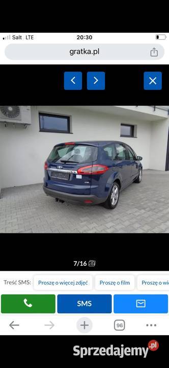Ford s 20 tdci 2010 224000 Brzesko sprzedam