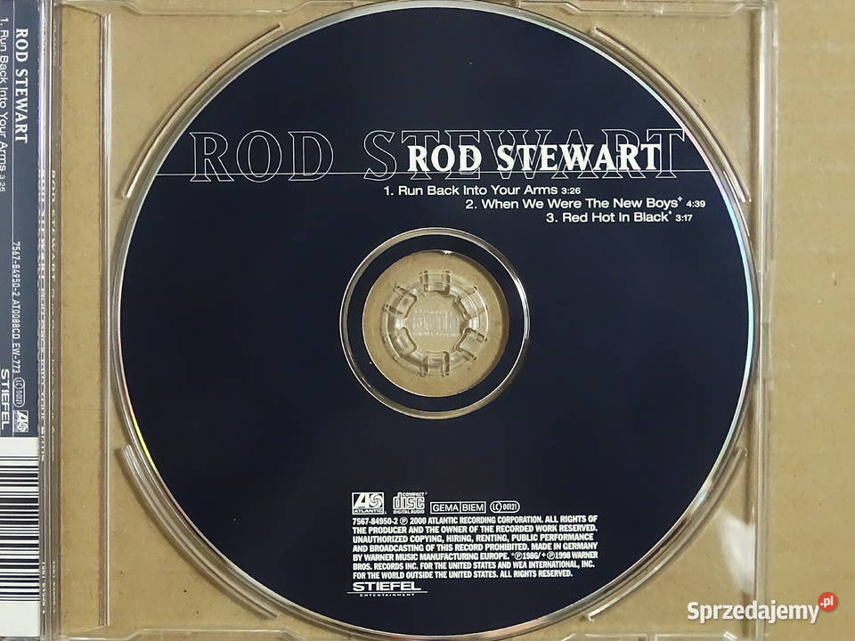 Rod Stewart Run Back Into Your Arms Singiel CD Biłgoraj sprzedam