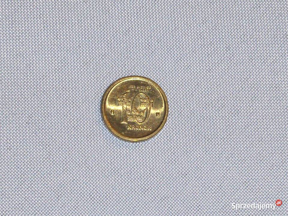 Moneta 10 koron szwedzkich 2005r Łódź