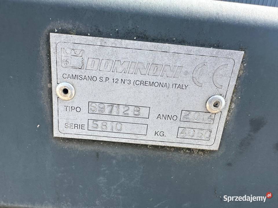 PrzystawkaHederdo kukurydzy Dominoni 12 rzędowy Do kombajnów Nowa Ruda