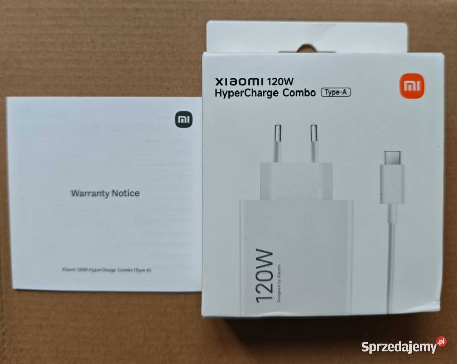 Oryginalna ładowarka XiaomiPOCO 120W hypercharge śląskie Katowice sprzedam
