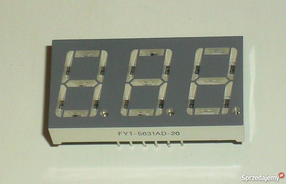Wyświetlacz LED FORYARD FYT5631AD20 3x14mm Gliwice