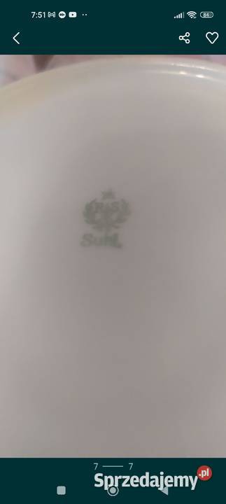 Misa w róże porcelana Suhl RS Prussia p XX wieku Wrocław