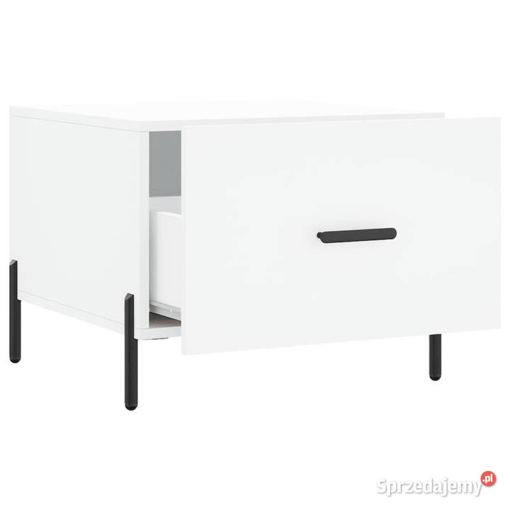 Stoliki kawowe 2 białe 50x50x40 WM829413 mazowieckie Warszawa
