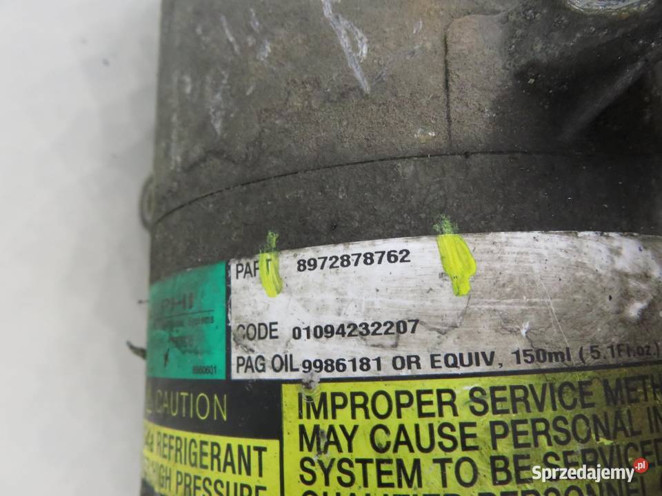 KOMPRESOR KLIMATYZACJI HONDA CIVIC VII 17 CTDi osobowe Motoryzacja małopolskie