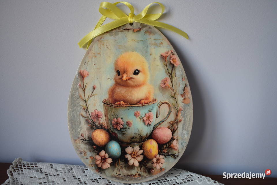 Jajko pisanka decoupage zawieszka dekoracja Warszawa sprzedam