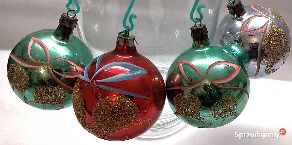bombki choinkowe PRL małopolskie Bukowno