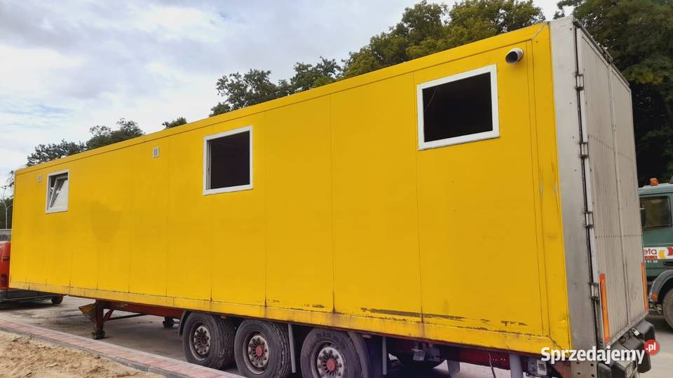 Barakowóz kontener mieszkalny naczepa na Krępiec sprzedam