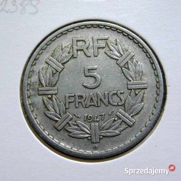 Francja 5 Fraków 1947r W Holderze wielkopolskie sprzedam