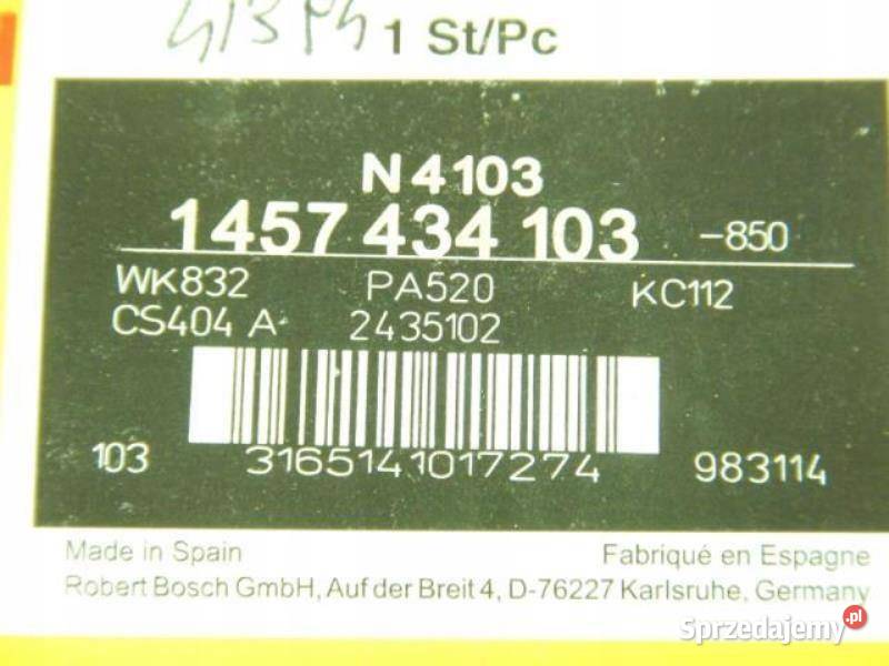 FILTR PALIWA OPEL KADETT D 8284 16 D zASO lubelskie