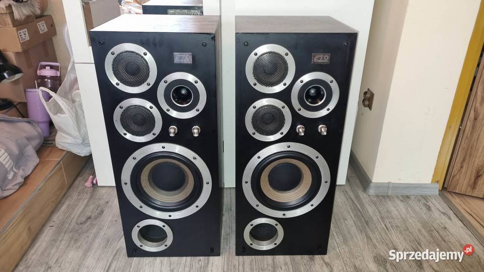 Potężne kolumny podłogowe Wharfedale E70 2x200W Warta